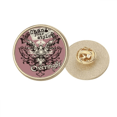 thumbnail image 1 of Graffiti Street Culture Change Your Style Round Metal Golden Pin Brooch Clip, 1 of 3