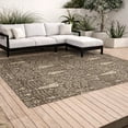 thumbnail image 3 of Addison Rugs Chantille Indoor/Outdoor Traditional Global Chocolate Machine Washable Rectangle Rug, 8' x 10', 3 of 10