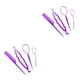 thumbnail image 1 of Sonducket Herramienta de cola de caballo para el cabello, accesorios para mujeres, buena cola de bucle versátil, peinado, decoraciones, púrpura 2piezas, 1 of 6