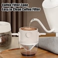 thumbnail image 3 of CSChome Coffee Filter Cone Stainless Steel Coffee Filter Cone, Portable Collapsible Paperless Dripper with Stand, 3 of 6