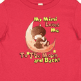 thumbnail image 4 of Inktastic My Mimi Loves Me To The Moon and Back Boys or Girls Baby T-Shirt, 4 of 5