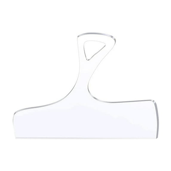 huanledash Cutting Board Handle Template Transparent Reusable High Strength Smooth Edge Compact DIY Burr Free Cutting Board Handle Clear Acrylic Template Kitchen Supplies