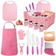 thumbnail image 1 of Juego de cuchillos de cocina Montessori Toys Windidi con delantal y guante, 1 of 8