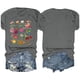 thumbnail image 3 of Blusas de Verano de las Mujeres Flor Impresa Cuello Redondo Manga Corta Superior, Verano Superior de las Mujeres, 3 of 6