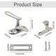 thumbnail image 3 of Door Latch Rotating Latch Stainless Steel Look Window - High Low Pin Latch Anti-Theft Door Latch Door Lock, Stainless Steel Door Hardware, Fits Most D, 3 of 4