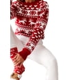 thumbnail image 4 of Women Sweater Floral Print Round Neck Long Sleeve Knitted Sweater, 4 of 7