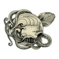 thumbnail image 2 of Giant Octopus Attacking Ship Wall Decal Wallmonkeys Peel and Stick Graphic (24 in H x 24 in W) WM502878, 2 of 4