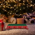 thumbnail image 4 of Diconna Green Christmas Party Decoration Paper Plates Tissue Paper Tablecloth Disposable Tableware Set, 4 of 8