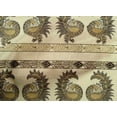 thumbnail image 4 of oneOone Cotton Poplin Fabric Peacock Block Decor Fabric Printed BTY 42 Inch Wide, 4 of 4