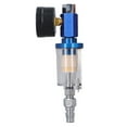 1/4in Interface Spray Gun Air Regulator Aluminum Alloy In Line Water