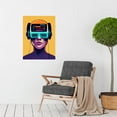 thumbnail image 2 of The Gamer Streaming VR Headset Retro Futurist Kids Large Wall Art Poster Print Thick Paper 18X24 Inch, 2 of 4