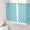 Turquoise, variant on Sheer Curtains 45 Inch Length 2 Panels Set for Kitchen, Light Gray Semi Sheer Curtains for Windows, Minimalist Boho Abstract Ethnic Motifs Voile Window Treatments Rod Pocket Curtain