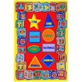 thumbnail image 2 of HR-Kids Rugs for Playroom Bedroom 5x7 Boys Girls Childrens Room Dcor Fun ABC Alphabet Shapes Interactive Gift for Kids Boys Girls Educational Learning Mat Rug Carpet for Nursery School Playroom, 2 of 9