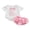 Pink Lace, variant on Infant Baby Boy Gentleman Easter Rabbit Outfits Suits Summer Short Sleeve Bowtie Bodysuit Shirts Suspender Shorts