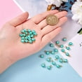 thumbnail image 3 of 50Pcs Evil Eye Charms Alloy Enamel Lucky Turkish Eye Pendants Real 18K Gold Plated, 3 of 9