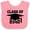Pink and White, variant on Inktastic Class of 2040 Graduation Boys or Girls Baby Bib
