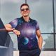 thumbnail image 4 of Fotbe Planets Stars And Galaxies1 Camiseta Polo de Golf para Hombre con Estampado – Camisa Deportiva Transpirable con Cuello Abotonado-XX-Large, 4 of 6