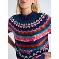 thumbnail image 4 of Free Assembly Women's Yoke Stitch Sweater with Short Sleeves, Midweight, Sizes XS-XXL, 4 of 5