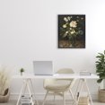thumbnail image 3 of Stupell Industries Transitional Chrysanthemum & Flowers in Vase Black Floating Frame Canvas Art, 17 x 21, by Vintage Hustle, 3 of 8