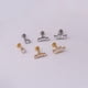 thumbnail image 3 of G23 titanio con incrustaciones de circonita en forma de gota de agua plana Varilla para perforación de hueso de oreja 1. 2x8 mm tornillo interior decoración de labios uña de labios, 3 of 5