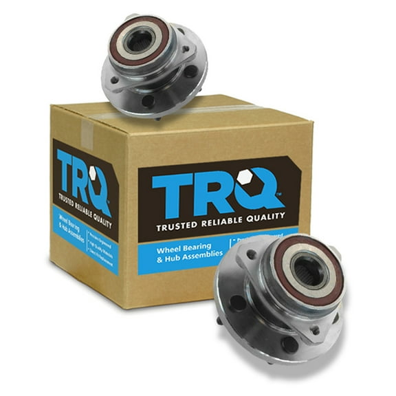 TRQ Front Wheel Hubs & Bearings Pair Set of 2 NEW for 99-04 Grand Cherokee 5 Lug BHA53308 Fits select: 1999-2004 JEEP GRAND CHEROKEE