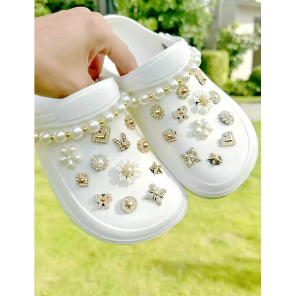 Golden Treasure Clog Charms Set