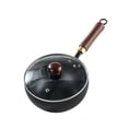 thumbnail image 4 of Iron Wok Frying Wok Pan sin recubrimiento Onicionamiento de inducción Hiradora olla de cocina china para el restaurante de cocina para acampar en casa estilo a, 4 of 8