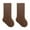 A-Coffee*, variant on Wyobmus Baby Knee High Socks Fall Winter Fleece Thick Warm Socks Solid Color Cozy Crew Socks A-Pink*