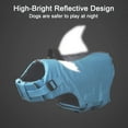 thumbnail image 2 of Mistaha Shark Fin Pet Life Vest in Baby Blue for Dogs - Size Medium, Premium Polyester Material, Stylish Design, Convenient Rescue Handle, Adjustable Buckles, Reflective Strips, Quick Drying, 2 of 6