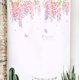 thumbnail image 3 of Pegatinas de pared 6 hojas colgantes de hojas de flores de glicina pegatinas de pared extraíbles de PVC pegatinas de pared pelar y pegar decoraciones artísticas de pared decoración para dormitori, 3 of 5