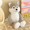 thumbnail image 3 of Peluche de animales del bosque kawaii de 25 cm, muñecos para dormir para niños, muñecos realistas de jungla, león, tigre, elefante, mono, mapache, 3 of 5