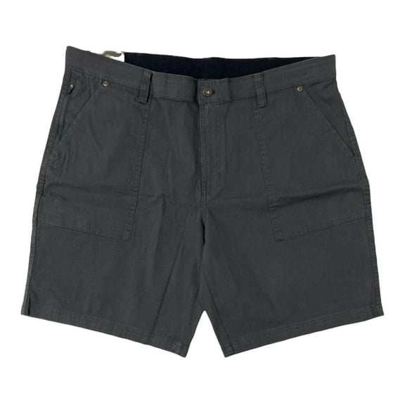 Weatherproof Men's Flex Waistband Utility Trail Ripstop Shorts (Ink, 42)