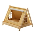 thumbnail image 3 of Tienda de campaña para perros de interior, refugio para mascotas, casa elevada de madera para interiores, casa para sala de estar, dormitorio, 3 of 8
