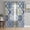 Blue, variant on Middle Century Sheer Curtains 96 Inch Length 2 Panels Set for Living Room/Bedroom, Vintage Farmhouse Bohemia Style Blue Semi Curtain Sheers Drapes Rod Pocket Curtains Window Treatment Set 52''x96''x2