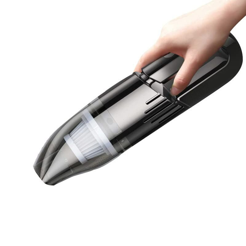 Portable Vacuum Cleaner for Car, Rechargeable Car Vacuum Cleaner Wireless with 3 Attachments, Dry & Wet Suction| 6000PA Powerful Suction, 120W Motor, 2000 mAh Battery