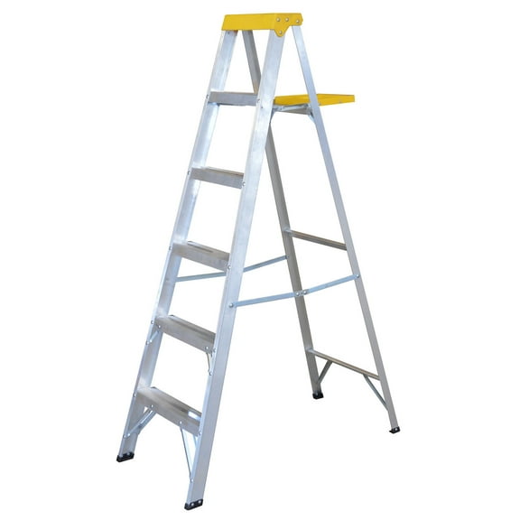 Escalera De Aluminio Tipo Tijera 5 Peldaños 1.83 Metr Surtek ET5