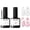 classic cat eye, variant on modelones Gel Nail Polish Set, 2 Pcs 15 ML Black and White Gel Polish White Gel Nail Polish Soak Off LED Gel Polish Spring Nails Art Manicure Home Gift for Women Girl