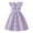 Purple D12 Midi Dresses, variant on Girls Dress Tween Girl Dress Tween Girls 2025 Summer Dresses Kids Flutter Sleeve A-Line Button Down Sundress Casual Midi Dresses 11-12 Years