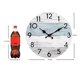 thumbnail image 2 of Reloj de pared KECYET de 40 cm, silencioso, sin tictac, azul retro, 2 of 2