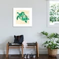 thumbnail image 2 of Art.com Sea Turtle Art Print by Sara Berrenson, 30" x 30", 2 of 3