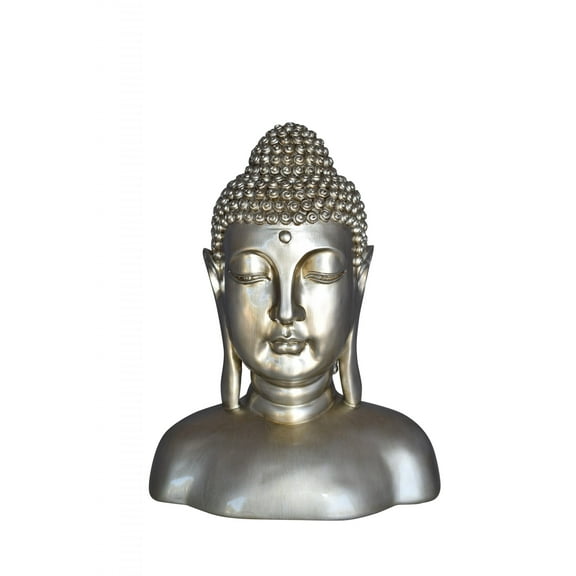 Buddha Bust Made of Resin Statue Size: 12" x 7" x 15"H
