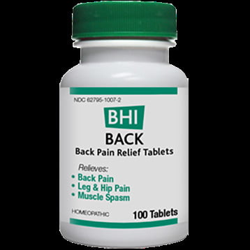 BHI Back For The Temporary Helps Back Pain And Muscle Spasm 100