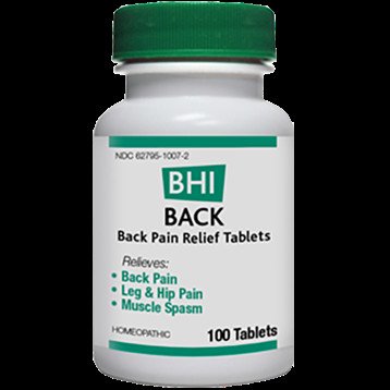 BHI Back For The Temporary Helps Back Pain And Muscle Spasm 100 (Best Thing For Muscle Spasms)