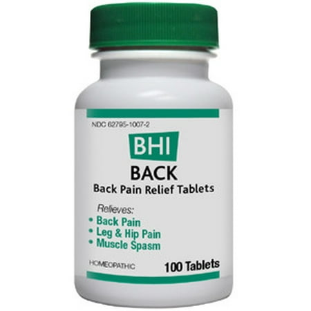 BHI Back For The Temporary Helps Back Pain And Muscle Spasm 100