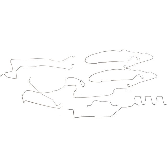 Brake Hydraulic Line 11 Piece Kit Compatible with 2003 2006 GMC
