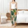 thumbnail image 4 of Sikiie Pineapples Palm Leaves Women’s Ultra-Soft Comfy Lounge Pants Sleepwear Comfy Lounge Pants Drawstring Sleep Bottoms with PocketsMedium, 4 of 6