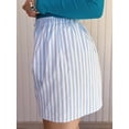 thumbnail image 6 of Gupgi Summer Women Pajama Shorts Stripe/Plaid Comfy Sleep Shorts Casual Pajama Bottoms S/M/L, 6 of 7