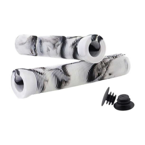 2x Empuñaduras de Manillar de Bicicleta Empuñaduras de Bicicleta Piezas de Ciclismo a Prueba de Golpes para Bicicletas de Carretera Reemplazo Ergonómi negro