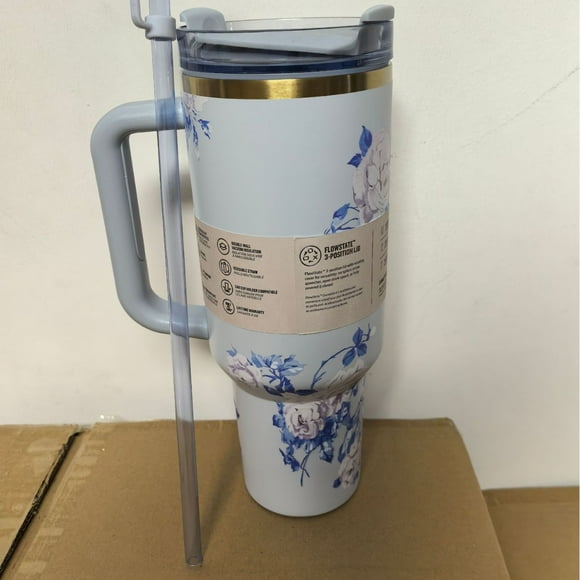 40oz Stanley Stainless Steel Car Cup With Handle Insulated Travel Mug