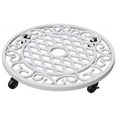 thumbnail image 2 of Panacea 3 in. H Assorted Iron Wheeled Plant Stand, 2 of 3